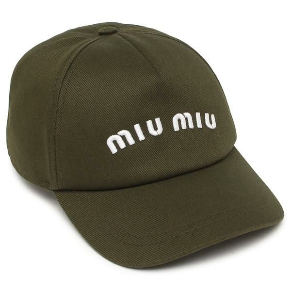 ミュウミュウ キャップ ドリル ベースボールキャップ カーキグリーン レディース MIU MIU 5HC179 ADXI F0E9A 2025春夏新作 S ミュウミュウ キャップ ドリル ベースボールキャップ カーキグリーン レディース MIU MIU 5HC179 ADXI F0E9A 2025春夏新作 S