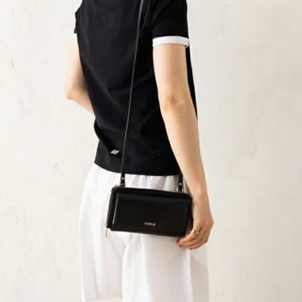 フルラ ショルダーバッグ リーヴァ Lサイズ お財布ショルダー お財布ポシェット ミニバッグ レディース FURLA EL40 EAZ9LDO B30 AFR000 EAZ9LDO B30000 A.0722