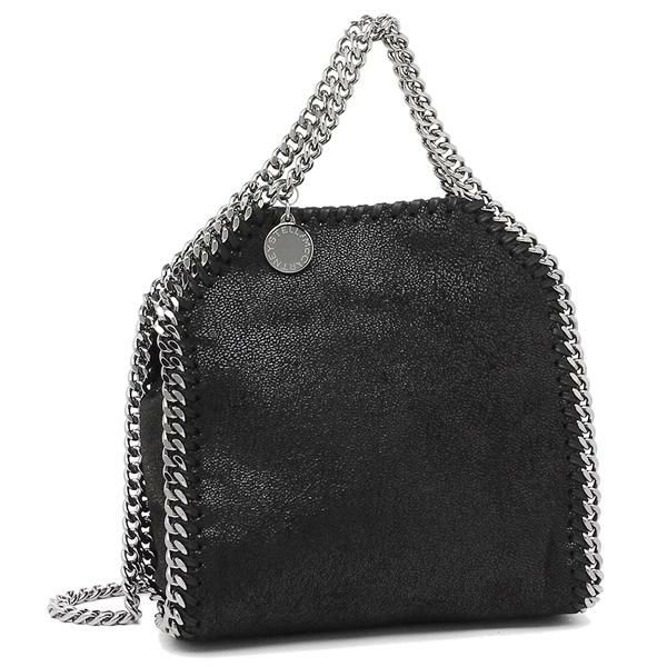 ステラマッカートニー STELLA McCARTNEY 391698 W9132 1000 TINY BELLA SHAGGY DEER FALABELLA ファラベラ タイニー エコレザー レディース ハンドバッグ BLACK