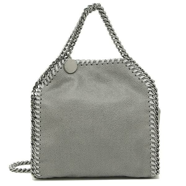 ステラマッカートニー STELLA McCARTNEY 391698 W9132 1220 TINY BELLA SHAGGY DEER FALABELLA ファラベラ タイニー エコレザー レディース ハンドバッグ LIGHT GREY 詳細画像