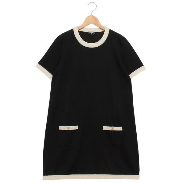 シャネル ワンピース CCマーク ココマーク ブラック レディース CHANEL P80105 K11529 U1483 42 シャネル ワンピース CCマーク ココマーク ブラック レディース CHANEL P80105 K11529 U1483 42