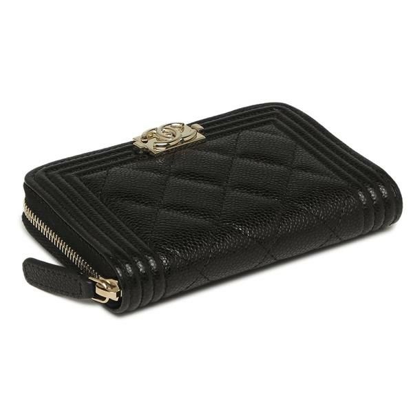 シャネル ラムスキン マトラッセ コインケース ブラック T86000TA CHANEL シャネル マトラッセ コインケース ラムスキン