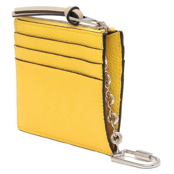 LOEWE 名刺入れ イエロー リボン イエロー（黄色）系 LOEWE(ロエベ) カードケース・名刺
