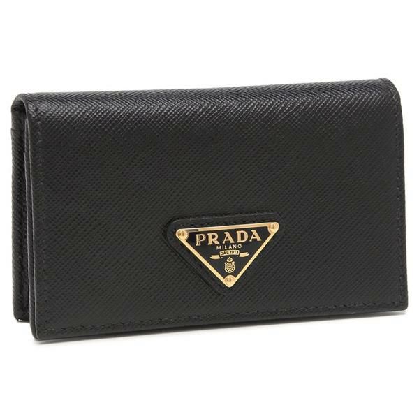 プラダ カードケース サフィアーノトライアングル ブラック レディース PRADA 1MC122 QHH F0002 プラダ カードケース サフィアーノトライアングル ブラック レディース PRADA 1MC122 QHH F0002