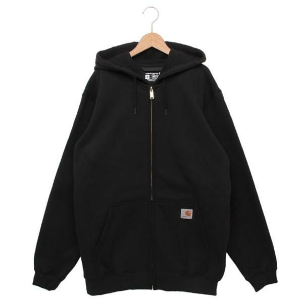 カーハート Carhartt パーカー フーディー ルーズフィット ミッドウエイト フルジップ スウェット ブラック メンズ K122 BLK M カーハート Carhartt パーカー フーディー ルーズフィット ミッドウエイト フルジップ スウェット ブラック メンズ K122 BLK M