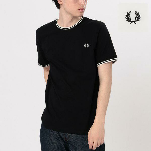 フレッドペリー Tシャツ カットソー ツイン ティップTシャツ クルーネック メンズ FRED PERRY M1588 TWIN TIPPED T SHIRT L フレッドペリー Tシャツ カットソー ツイン ティップTシャツ クルーネック メンズ FRED PERRY M1588 TWIN TIPPED T SHIRT L
