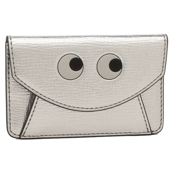 アニヤハインドマーチ カードケース スマホケース ストラップ アイズ エンベロープ シルバー レディース ANYA HINDMARCH 5050925199445 2025春夏新作 アニヤハインドマーチ カードケース スマホケース ストラップ アイズ エンベロープ シルバー レディース ANYA HINDMARCH 5050925199445 2025春夏新作