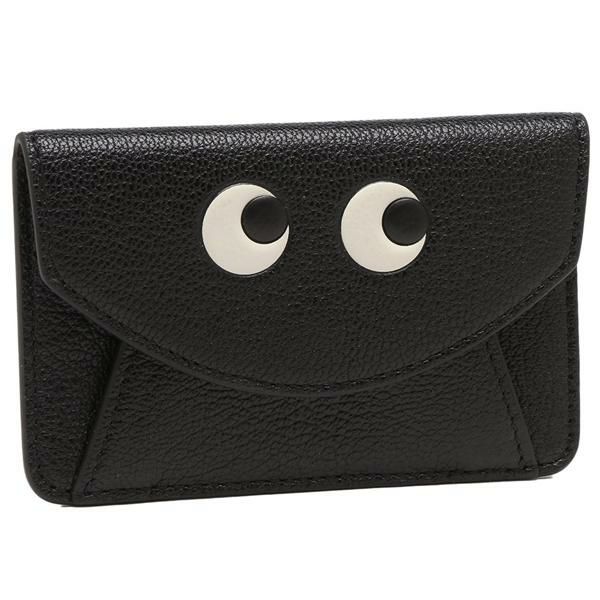 アニヤハインドマーチ カードケース スマホケース ストラップ アイズ エンベロープ ブラック レディース ANYA HINDMARCH 5050925199452 2025春夏新作 アニヤハインドマーチ カードケース スマホケース ストラップ アイズ エンベロープ ブラック レディース ANYA HINDMARCH 5050925199452 2025春夏新作