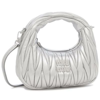 新品☆Miu Miu☆ワンダー マトラッセ ジップハンドバッグ ミュウミュウ ハンドバッグ ショルダーバッグ マテラッセ