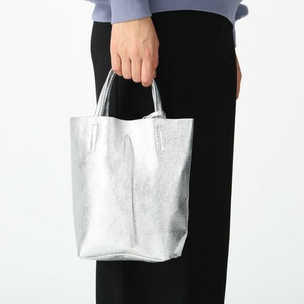 マーロン ハンドバッグ ショルダーバッグ シルバー レディース MARLON