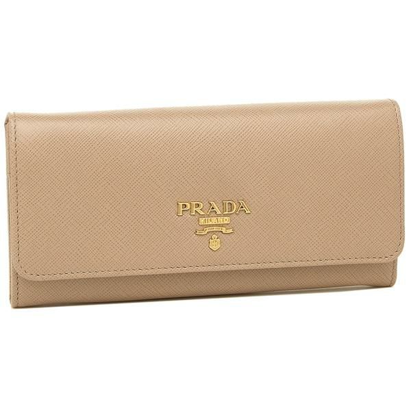 プラダ 財布 PRADA 1MH132 QWA F0236 SAFFIANO METAL ORO レディース 長財布 無地 CIPRIA