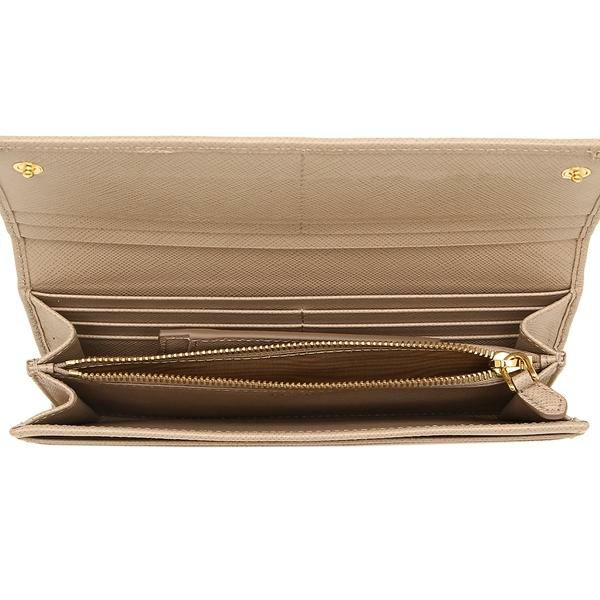 プラダ 財布 PRADA 1MH132 QWA F0236 SAFFIANO METAL ORO レディース 長財布 無地 CIPRIA 詳細画像