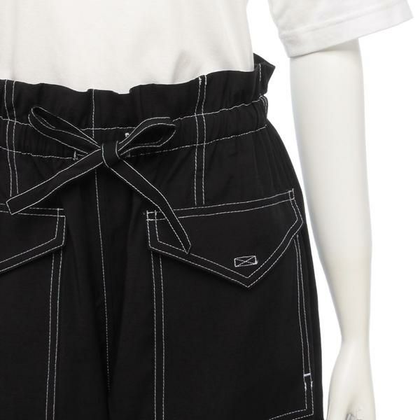 パンツ GANNI Woman Pants Black F8807 099 Pants Ganni in ultra light black viscose