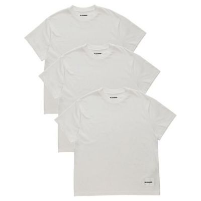 普段使いに JIL SANDER オーガニックコットンTシャツ 3枚セット 3パックTシャツショートスリーブセット メンズ | Jil Sander