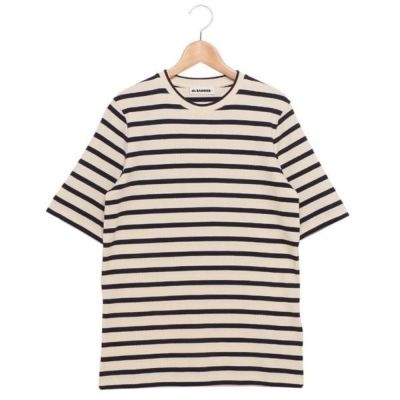 ジルサンダー Tシャツ カットソー ネイビー レディース JIL