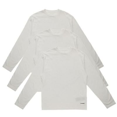 【国内発送】JIL SANDER ロングTシャツ 3枚セット J47GC0002 楽天市場】JIL SANDER+ ジルサンダー プラス 長袖Tシャツ 【3枚