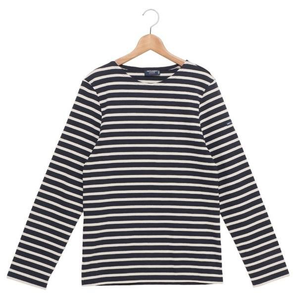 セントジェームス Tシャツ カットソー メデリアンモダン ネイビー ベージュ メンズ ST. JAMES 6870 2025春夏新作 XS セントジェームス Tシャツ カットソー メデリアンモダン ネイビー ベージュ メンズ ST. JAMES 6870 2025春夏新作 XS