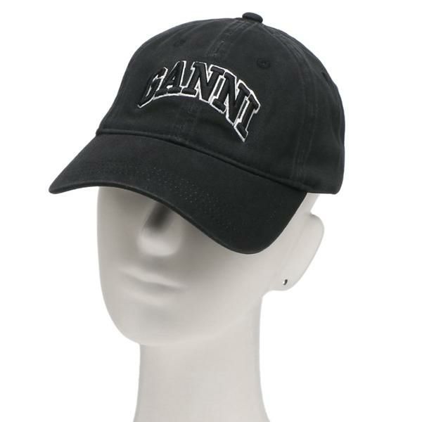 ガニー キャップ ブラック レディース GANNI A6900 099 2025秋冬