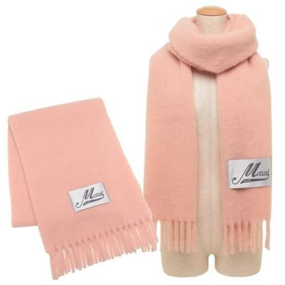マルニ マフラー フリンジ付き ピンク レディース MARNI