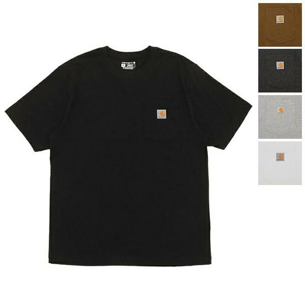 カーハート Carhartt Tシャツ カットソー ワークウェア ポケット ショートスリーブ T メンズ K87 LOOSE FIT HEAVYWEIGHT SHORT-SLEEVE POCKET T-SHIRT カーハート Carhartt Tシャツ カットソー ワークウェア ポケット ショートスリーブ T メンズ K87 LOOSE FIT HEAVYWEIGHT SHORT-SLEEVE POCKET T-SHIRT