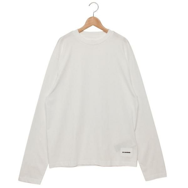 ジルサンダー Tシャツ カットソー オーガニックコットン ロングTシャツ ホワイト メンズ JIL SANDER J47GC0002 J45048 100 2025秋冬新作 XS ジルサンダー Tシャツ カットソー オーガニックコットン ロングTシャツ ホワイト メンズ JIL SANDER J47GC0002 J45048 100 2025秋冬新作 XS