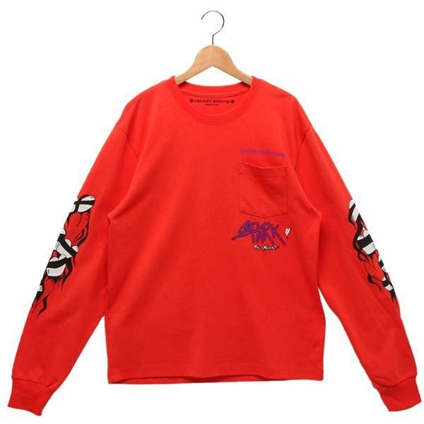 クロムハーツ CHROME HEARTS Tシャツ カットソー ロンT メンズ RED PRO U LONGSLEEVE T SHIRT クロムハーツ CHROME HEARTS Tシャツ カットソー ロンT メンズ RED PRO U LONGSLEEVE T SHIRT