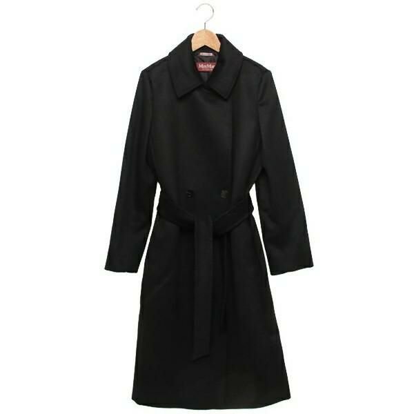 マックスマーラMAX MARA黒コートSTUDIO BCOLLAG244400円 マックスマーラステュディオ Max Mara STUDIO コート : KOMEHYO