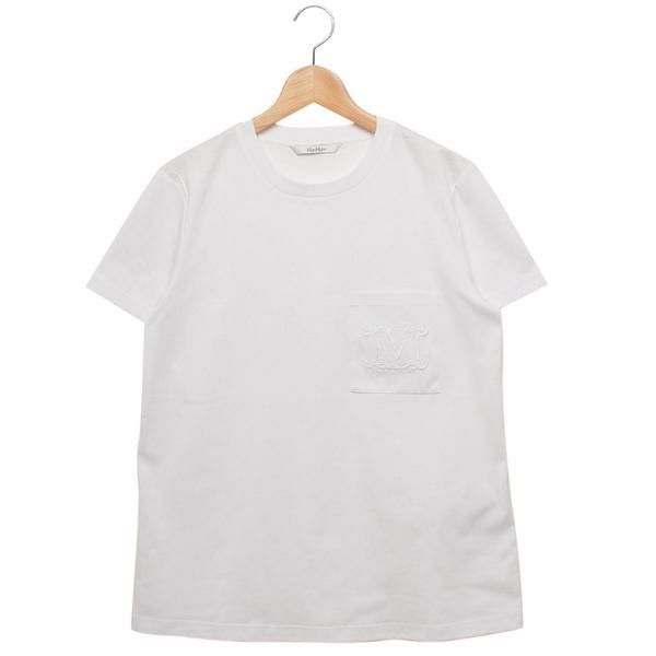 マックスマーラ Tシャツ カットソー パパイア ピュアコットン ジャージー ホワイト レディース Max Mara 2521946041600 001 2025春夏新作 XS マックスマーラ Tシャツ カットソー パパイア ピュアコットン ジャージー ホワイト レディース Max Mara 2521946041600 001 2025春夏新作 XS