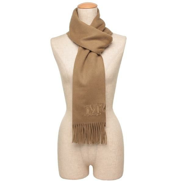 Max Mara マフラー定価10万円　ブラウン　羊 ウィークエンド マックスマーラ Weekend Max Mara WEEKEND MAX
