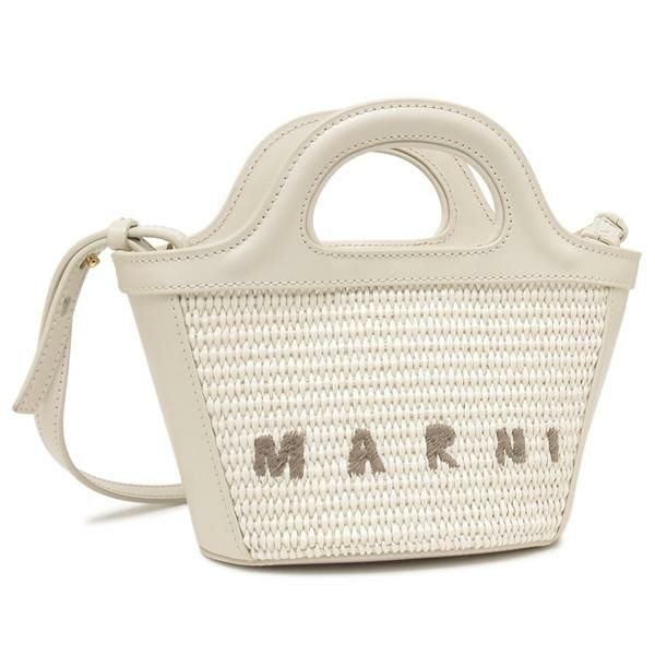 マルニ かごバッグ ショルダーバッグ トロピカリア マイクロ かごバッグ ホワイト レディース MARNI BMMP0067Q0 P3860 00W12 2025秋冬新作 マルニ かごバッグ ショルダーバッグ トロピカリア マイクロ かごバッグ ホワイト レディース MARNI BMMP0067Q0 P3860 00W12 2025秋冬新作