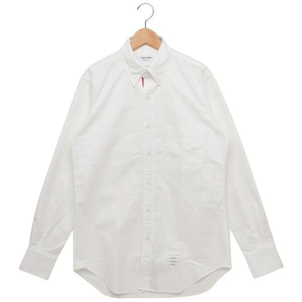 トムブラウン THOM BROWNE シャツ オックスフォード ホワイト メンズMWL010E F0313 100 3(約L) トムブラウン THOM BROWNE シャツ オックスフォード ホワイト メンズMWL010E F0313 100 3(約L)