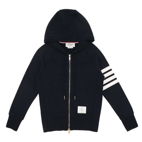 トムブラウン THOM BROWNE パーカー フーディー 4-バー ジップ