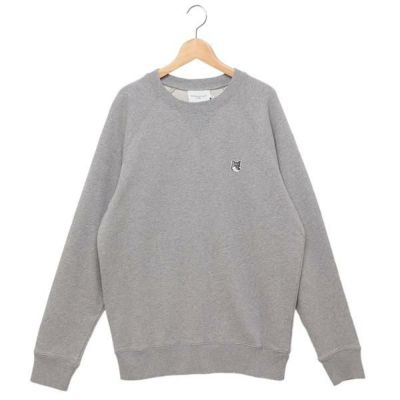メゾンキツネ スウェット ボールドフォックスヘッド グレー