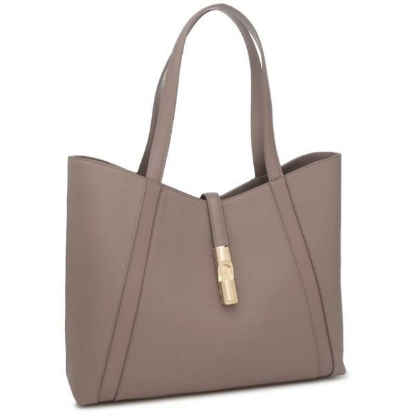 MOMO☺︎さま専用✨フルラ トートバッグ グレイス レザー ロゴ ホーボー フルラ トートバッグ ゴッチャ グレー レディース FURLA WB01788