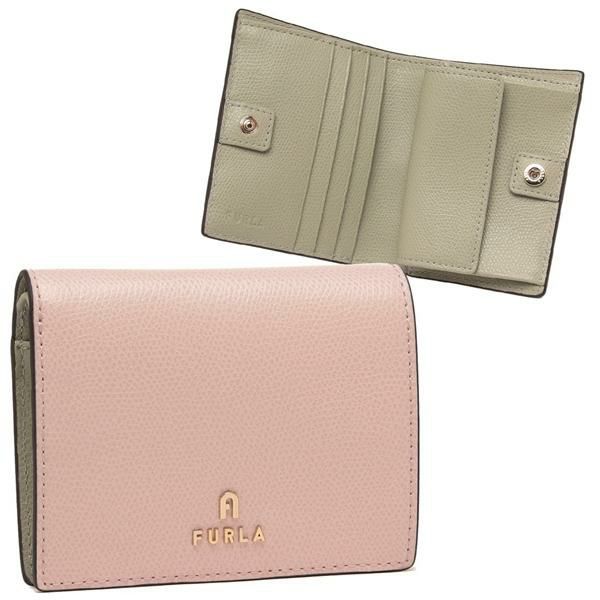 フルラ 二つ折り財布 カメリア ピンク レディース FURLA WP00304 ARE000 4057S 2025秋冬新作 フルラ 二つ折り財布 カメリア ピンク レディース FURLA WP00304 ARE000 4057S 2025秋冬新作