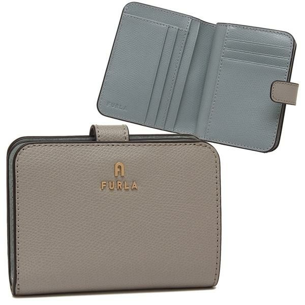 フルラ 二つ折り財布 カメリア グレー レディース FURLA WP00315