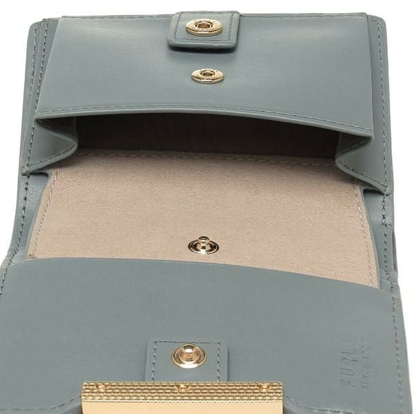 【美品】【正規品】FURLA アッシュブルー 二つ折り財布 箱付き 楽天市場】フルラ 財布 レディース 二つ折り財布 アウトレット品