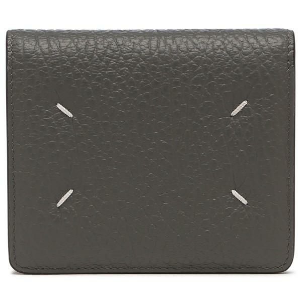 メゾンマルジェラ　二つ折り財布　T8127 グレー　箱、保存布あり メゾンマルジェラ 二つ折り財布 グレー メンズ レディース ユニ