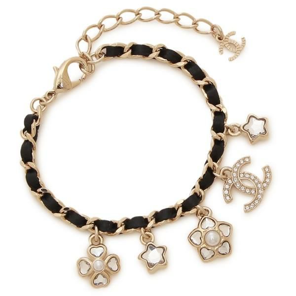 シャネル ブレスレット スター フラワー ココマーク CCマーク ゴールド ブラック レディース CHANEL ABG283 B21853 U3436 マルチカラー シャネル ブレスレット スター フラワー ココマーク CCマーク ゴールド ブラック レディース CHANEL ABG283 B21853 U3436 マルチカラー