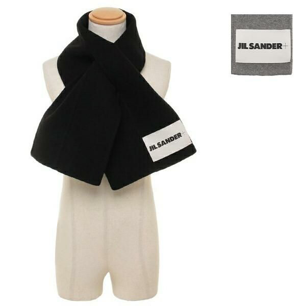 ジルサンダー マフラー ジルサンダープラス メンズ JIL SANDER J47TE0116 J40020 JIL SANDER+ フェルトウール ロゴラベル (1)BLACK(001) ブラック ジルサンダー マフラー ジルサンダープラス メンズ JIL SANDER J47TE0116 J40020 JIL SANDER+ フェルトウール ロゴラベル (1)BLACK(001) ブラック