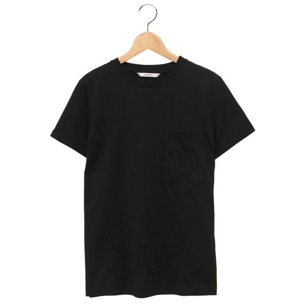マックスマーラ Tシャツ カットソー コットン 無地 ブラック レディース Max Mara PAPAIA 002 2521946041600 2025秋冬新作 S マックスマーラ Tシャツ カットソー コットン 無地 ブラック レディース Max Mara PAPAIA 002 2521946041600 2025秋冬新作 S