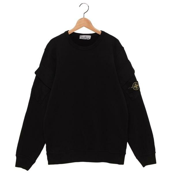 ストーンアイランド スウェット トレーナー ブラック メンズ STONE ISLAND 6100008 S0A20 V0029 2025秋冬新作 ストーンアイランド スウェット トレーナー ブラック メンズ STONE ISLAND 6100008 S0A20 V0029 2025秋冬新作