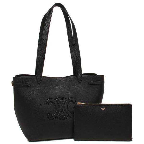 セリーヌ トートバッグ スモール カバ アナイス キュイル トリオンフ ブラック レディース CELINE 121753ENY 38NO 2025秋冬新作 セリーヌ トートバッグ スモール カバ アナイス キュイル トリオンフ ブラック レディース CELINE 121753ENY 38NO 2025秋冬新作