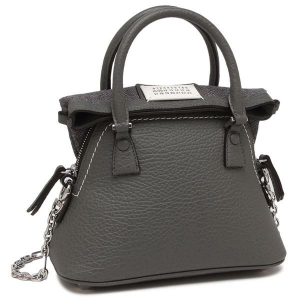 メゾンマルジェラ ハンドバッグ ファイブエーシー クラシック マイクロ グレー レディース Maison Margiela S56WG0081 P4455 T8127 2025秋冬新作 メゾンマルジェラ ハンドバッグ ファイブエーシー クラシック マイクロ グレー レディース Maison Margiela S56WG0081 P4455 T8127 2025秋冬新作