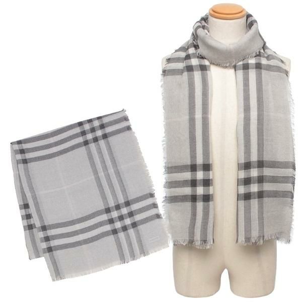 バーバリー スカーフ ワイドチェック グレー ホワイト メンズ レディース ユニセックス BURBERRY 8113525 C3382 2025秋冬新作 バーバリー スカーフ ワイドチェック グレー ホワイト メンズ レディース ユニセックス BURBERRY 8113525 C3382 2025秋冬新作