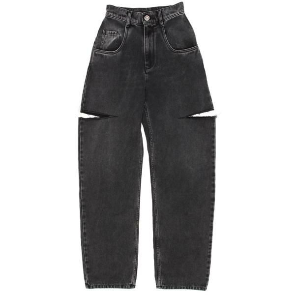 メゾンマルジェラ パンツ カットアウトジーンズ デニムパンツ ブラック レディース Maison Margiela S51LA0051 S30743 965 2025秋冬新作 36 メゾンマルジェラ パンツ カットアウトジーンズ デニムパンツ ブラック レディース Maison Margiela S51LA0051 S30743 965 2025秋冬新作 36
