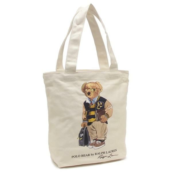 ポロラルフローレン トートバッグ POLO RALPH LAUREN ポロ ベア トート ホワイト メンズ レディース 9AR021 J9F RLAN POLO BEAR TOTE A4対応 ポロラルフローレン トートバッグ POLO RALPH LAUREN ポロ ベア トート ホワイト メンズ レディース 9AR021 J9F RLAN POLO BEAR TOTE A4対応