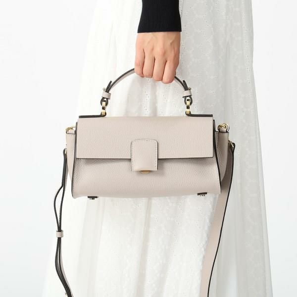 ロリステッラ ハンドバッグ ショルダーバッグ ベス Mサイズ グレー