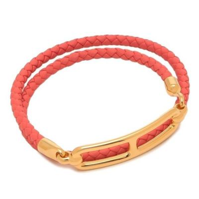 エルメス 長財布 シルクインロング モーヴペール U刻印 ピンク