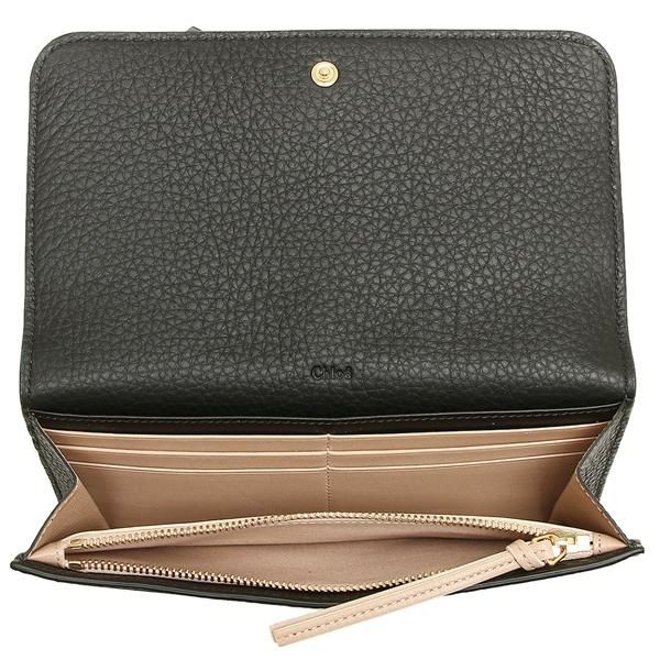 クロエ 財布 長財布 アルファベット ブラック レディース CHLOE CHC17AP942H9Q CHC21WP942F57 001 詳細画像
